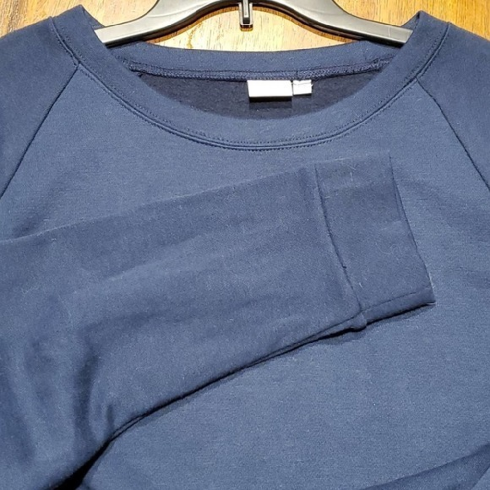 New‎ ONIA Men's XL Navy Blue Raglan Sleeve Crewneck Sweatshirt NWOT